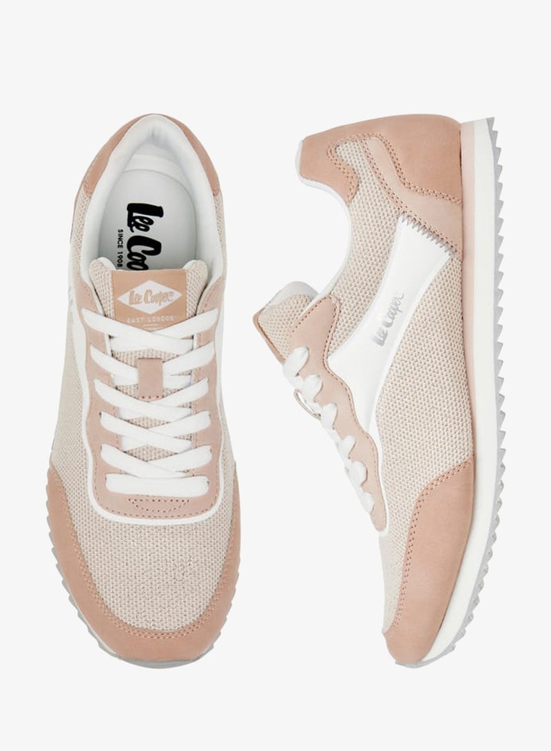 Lee Cooper Women's Panelled Sneakers with Lace-Up Closure - Image 3