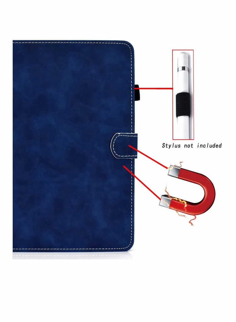 Y&D Case for Samsung A7 Lite 8.7 Tablet Multi-Angle Viewing Smart Stand Back Cover with Pocket Galaxy Tab inch 2021-Dark Blue - Image 2