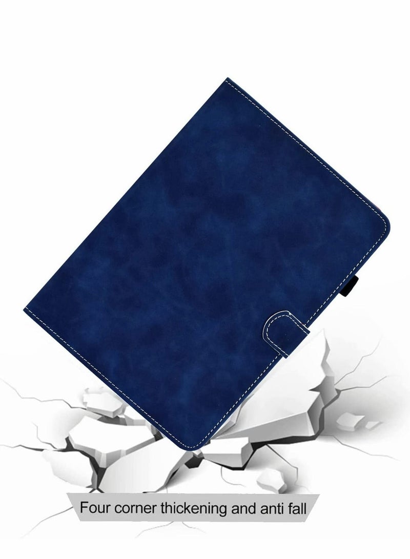 Y&D Case for Samsung A7 Lite 8.7 Tablet Multi-Angle Viewing Smart Stand Back Cover with Pocket Galaxy Tab inch 2021-Dark Blue - Image 3