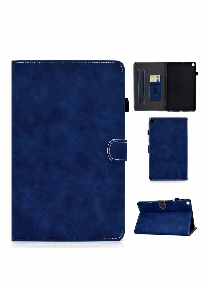 Y&D Case for Samsung A7 Lite 8.7 Tablet Multi-Angle Viewing Smart Stand Back Cover with Pocket Galaxy Tab inch 2021-Dark Blue - Image 1