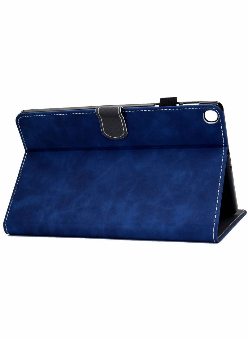 Y&D Case for Samsung A7 Lite 8.7 Tablet Multi-Angle Viewing Smart Stand Back Cover with Pocket Galaxy Tab inch 2021-Dark Blue - Image 5