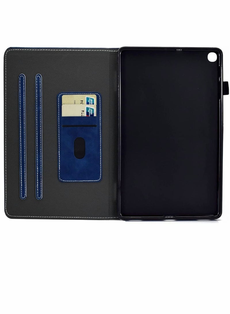 Y&D Case for Samsung A7 Lite 8.7 Tablet Multi-Angle Viewing Smart Stand Back Cover with Pocket Galaxy Tab inch 2021-Dark Blue - Image 4