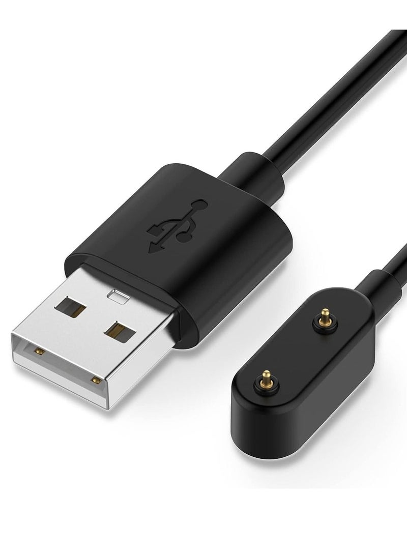 ELTRAZONE Charger Compatible with Huawei Watch Fit, USB Charging Cable Cord Base Dock Charger Adapter Stand For Huawei Band 6/7/8 smartwatch (Black) - Image 1