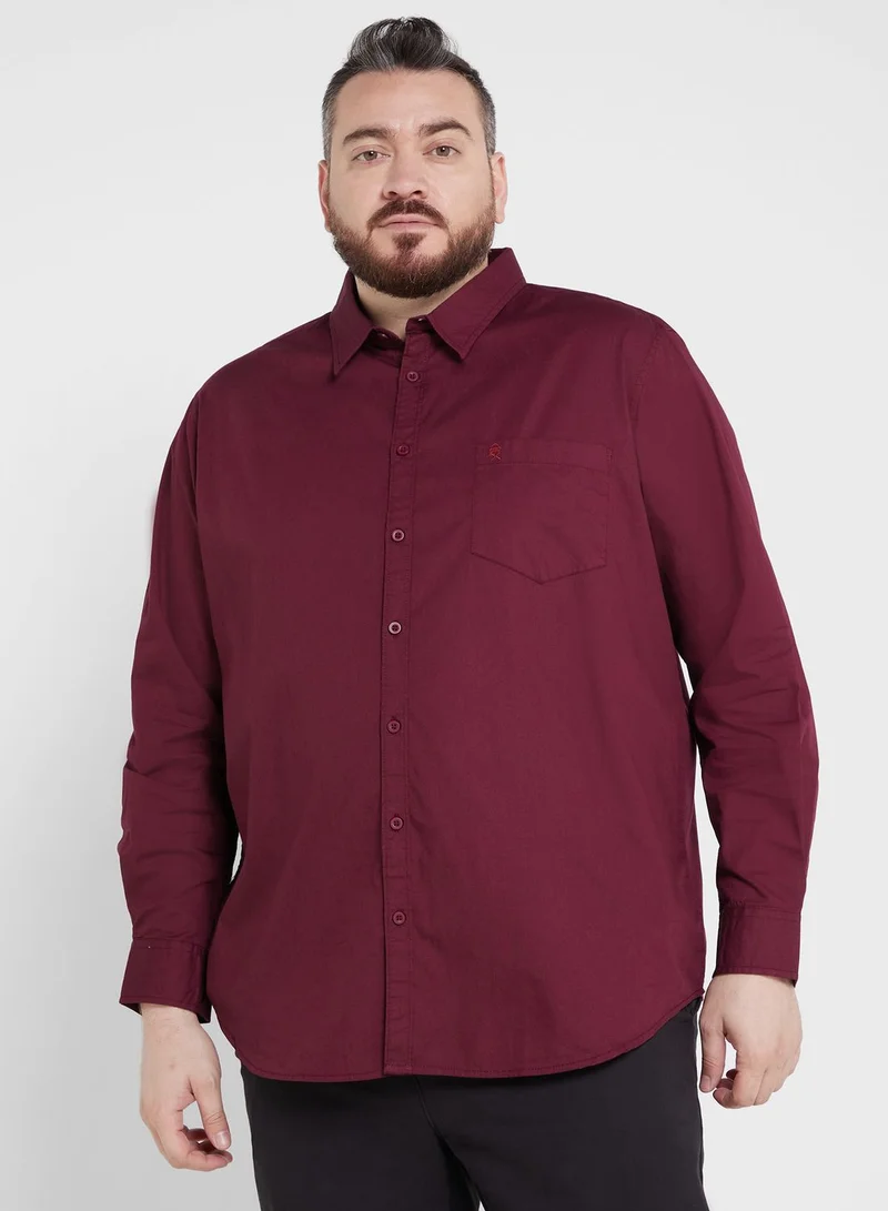 توماس سكوت Thomas Scott Plus Size Cotton Casual Shirt