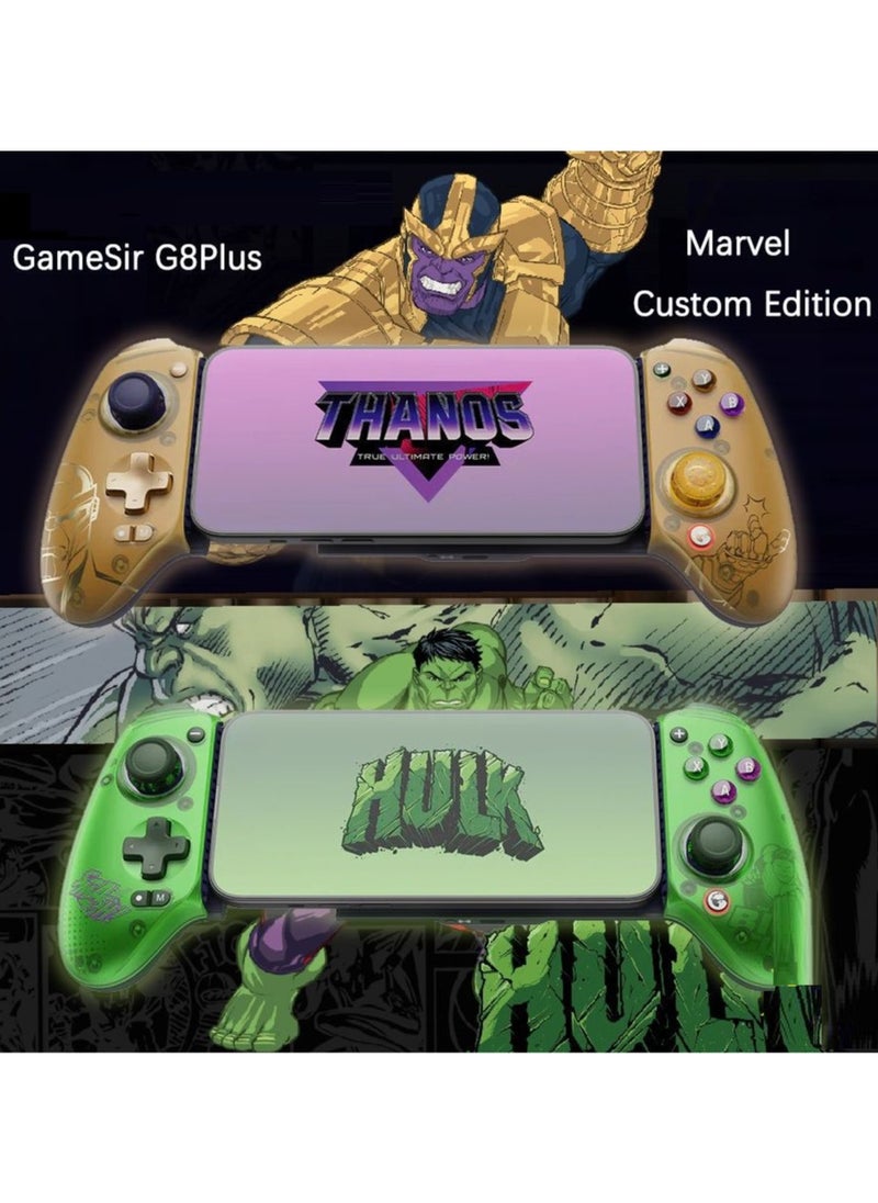 Generic Classic Gamepad GameSir G8 Plus Wireless Bluetooth Mobile Gaming Controller for Android iOS Switch Steam iPad PC with Hall Effect Joysticks Hall Trigger 6-Axis Gyro 1000mAh Battery Green  - Image 3