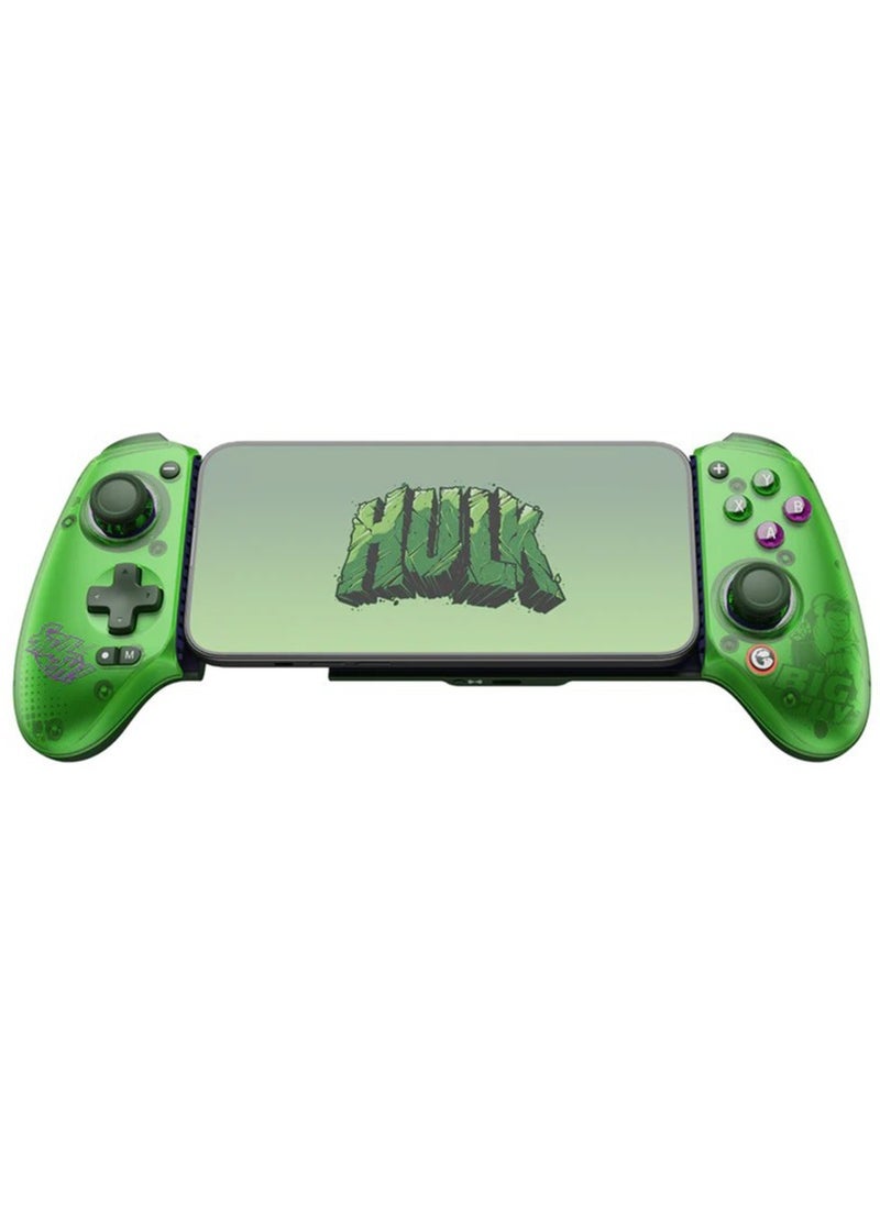 Generic Classic Gamepad GameSir G8 Plus Wireless Bluetooth Mobile Gaming Controller for Android iOS Switch Steam iPad PC with Hall Effect Joysticks Hall Trigger 6-Axis Gyro 1000mAh Battery Green  - Image 1