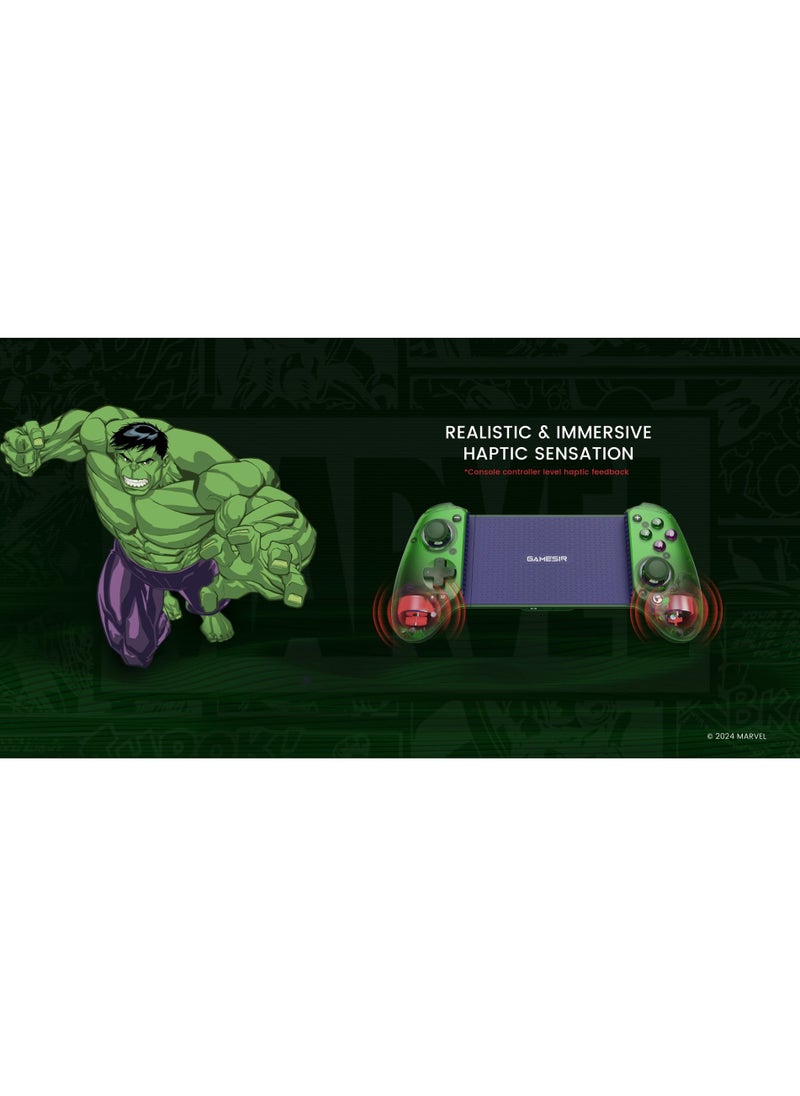 Generic Classic Gamepad GameSir G8 Plus Wireless Bluetooth Mobile Gaming Controller for Android iOS Switch Steam iPad PC with Hall Effect Joysticks Hall Trigger 6-Axis Gyro 1000mAh Battery Green  - Image 4