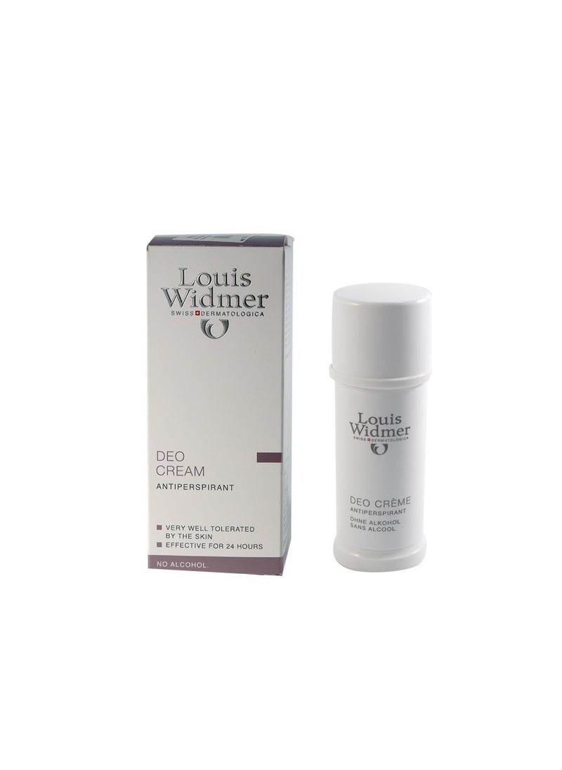 LOUIS WIDMER Antiperspirant Scented Deo Cream 40 ml 