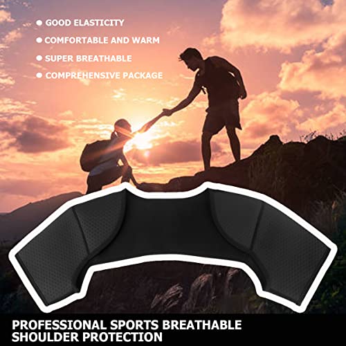 FERCAISH Double Shoulder Brace, Breathable Sports Protective Gear for Chronic Tendinitis Pain Relief, Shoulder Strap Brace for Sleeping Outdoor Lifting Sports(M) - Image 4