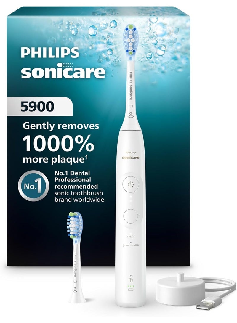 Philips 5900 Rechargeable Toothbrush White - Image 1
