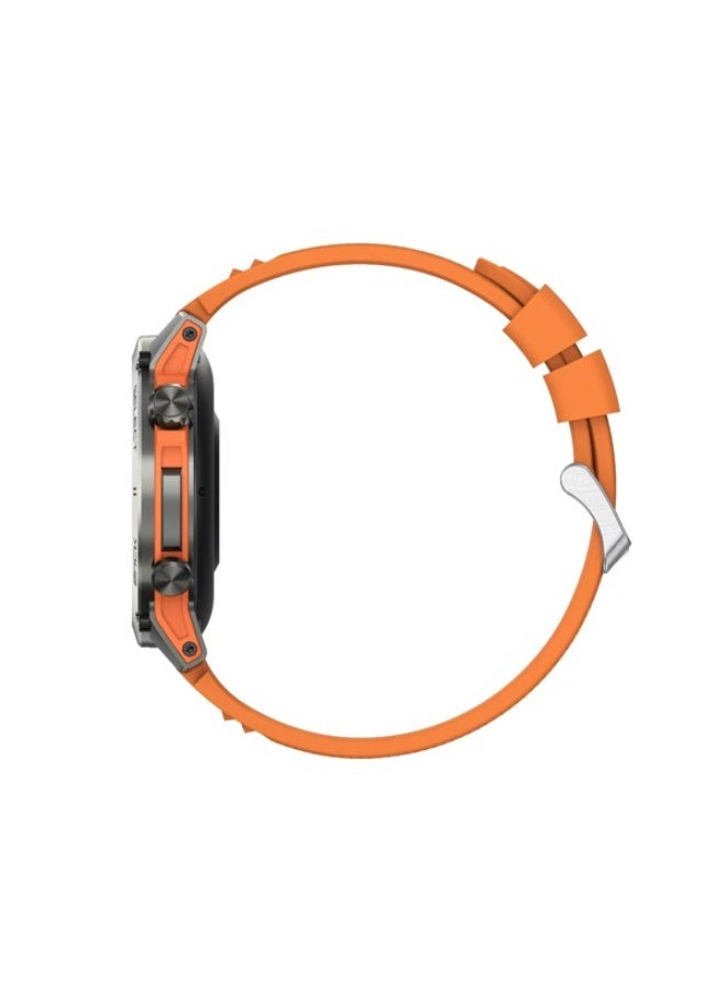 Oteeto Watch 7 Pro 1.43 Inch AMOLED Call, Reception, Calling, Talking, Talking with Health Tracking Features and Multiple Sports Systems with a Large Battery That Lasts Days and Sleep Tracking Sensors - Orange - Image 3