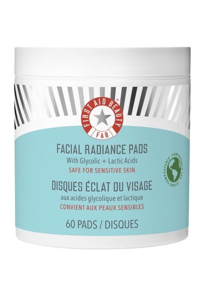 First Aid Beauty First Aid Beauty Facial Radiance Pads with Glycolic and Lactic Acids (60 pads) - Image 1