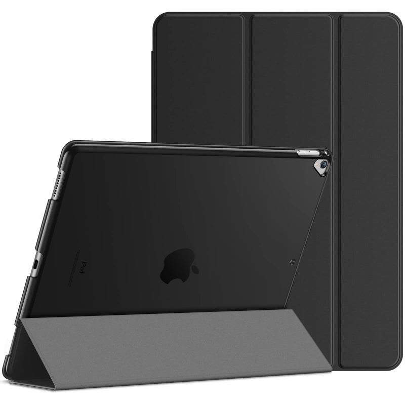 JETech Case for iPad Pro 12.9 Inch (1st and 2nd Generation, 2015 and 2017 Model), Auto Wake/Sleep (Black) - Image 1