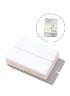 Weekly Travel Pill Organizer,7 Compartment Waterproof Airtight Pill Box Container for Vitamin, Fish Oil, Capsule