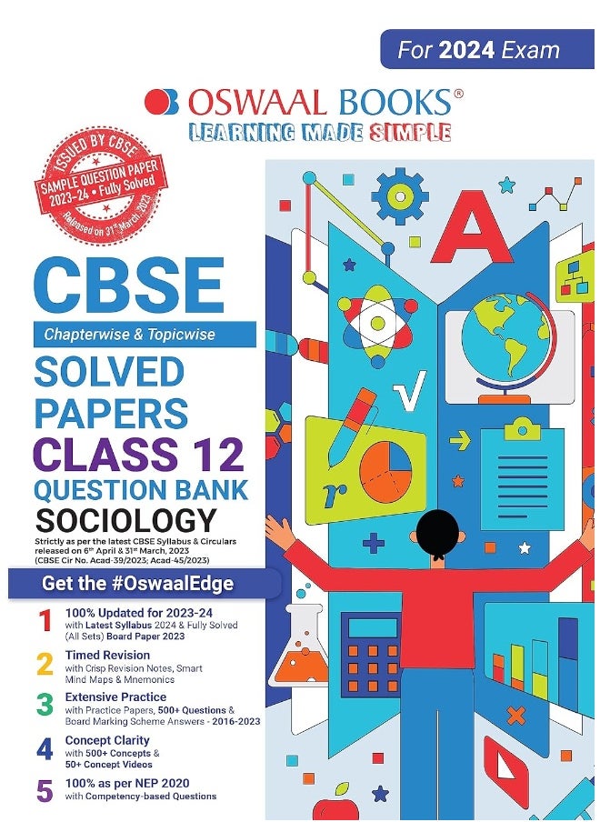 null - Oswaal CBSE Chapterwise Solved Papers 2023-2014 Sociology Class 12th (2024 Exam) - Image 1