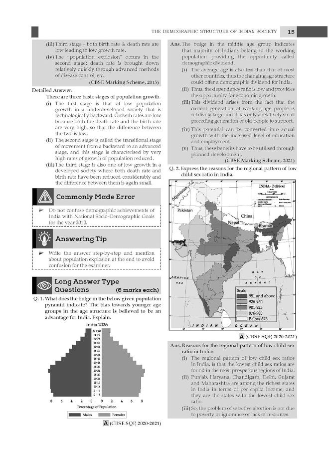 null - Oswaal CBSE Chapterwise Solved Papers 2023-2014 Sociology Class 12th (2024 Exam) - Image 1