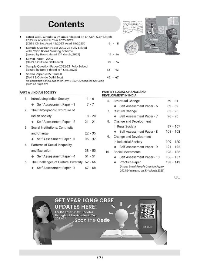 null - Oswaal CBSE Chapterwise Solved Papers 2023-2014 Sociology Class 12th (2024 Exam) - Image 1