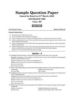 Oswaal CBSE Chapterwise Solved Papers 2023-2014 Sociology Class 12th (2024 Exam)  - Image 1