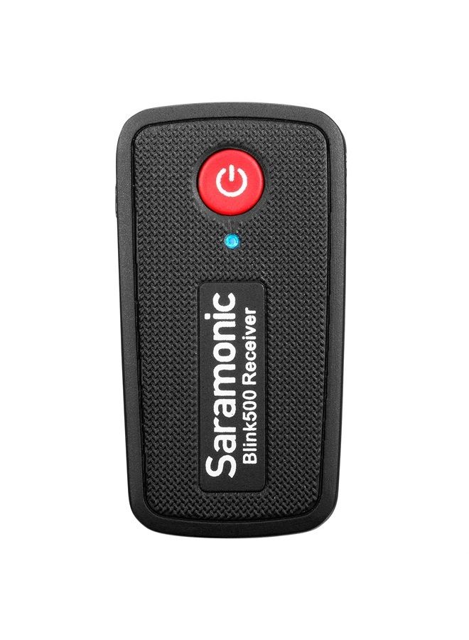 Saramonic 2.4 GHz Camera-Mountable Wireless Mic Dual-Receiver for Cameras & Mobile w/TRS & TRRS (Blink 500 RX), Black (BLINK500RX) - Image 1