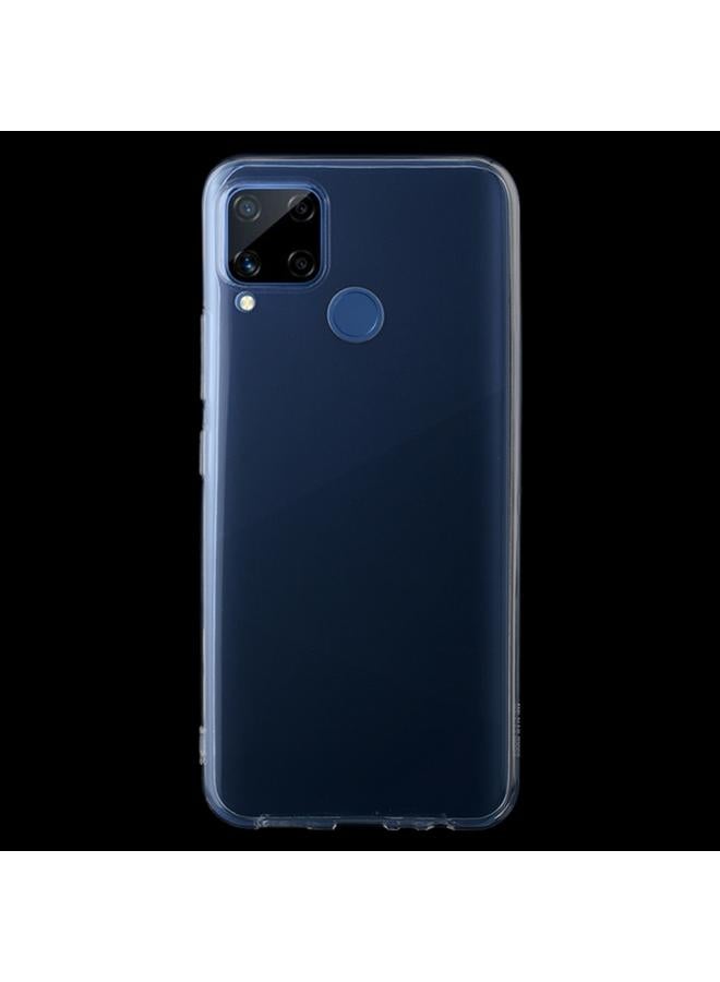 إيروريكس جراب لهاتف OPPO Realme C15، جراب واقٍ ناعم شفاف فائق النحافة مصنوع من مادة TPU بسمك 0.75 مم - Image 2