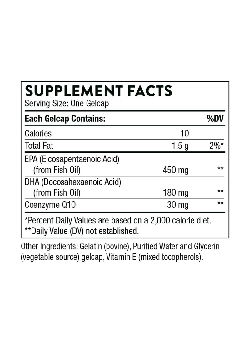 Omega-3 with CoQ10 - 450 mg EPA and 180 mg DHA with CoQ10 - 90 Gelcaps Dietary Supplement - pzsku/Z34D83A6FFC148A097F21Z/45/_/1673946411/867aadac-7746-4d91-9919-98216ab83ec6