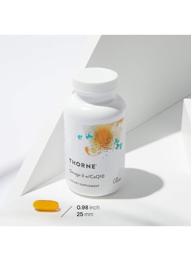 Thorne Omega-3 with CoQ10 - 450 mg EPA and 180 mg DHA with CoQ10 - 90 Gelcaps Dietary Supplement - Image 3