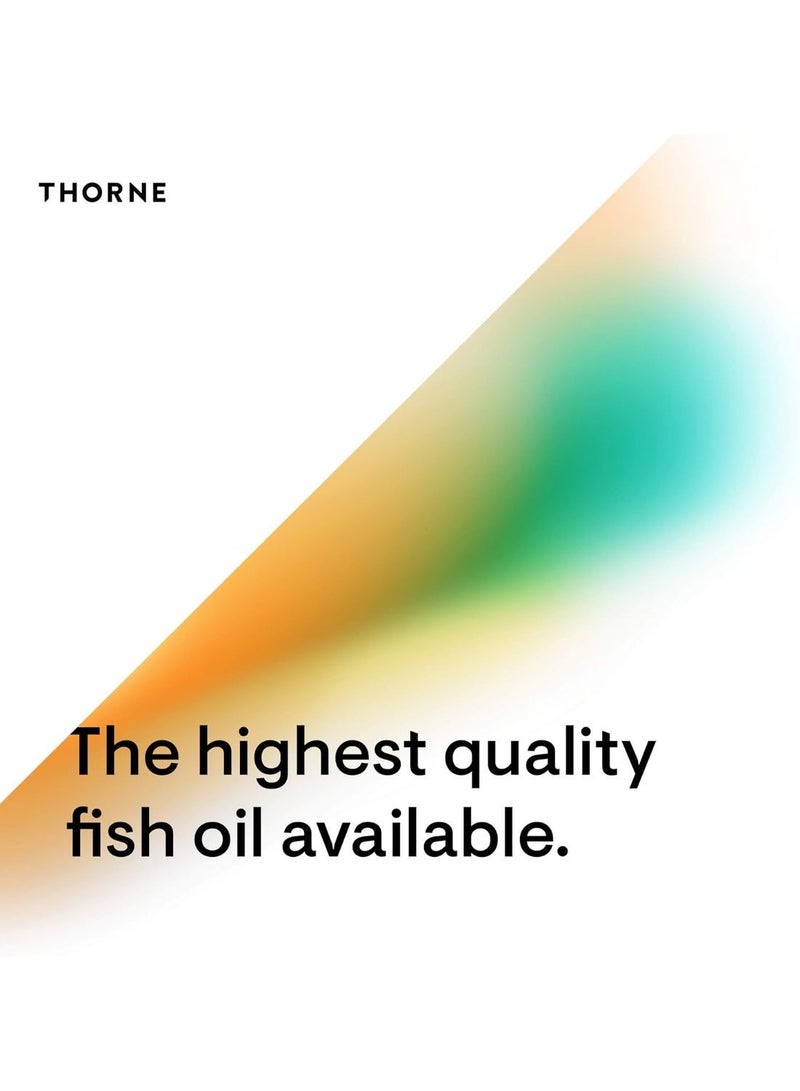 Thorne Omega-3 with CoQ10 - 450 mg EPA and 180 mg DHA with CoQ10 - 90 Gelcaps Dietary Supplement - Image 5