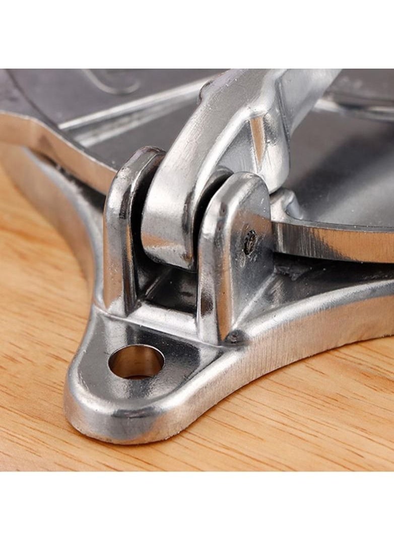 Tortilla Press with Folding Handle, Non-Stick Aluminum Pressing Tray for Making Homemade Saj Bread or Tacos, Kitchen Utensils Accessories and Pancake Makers