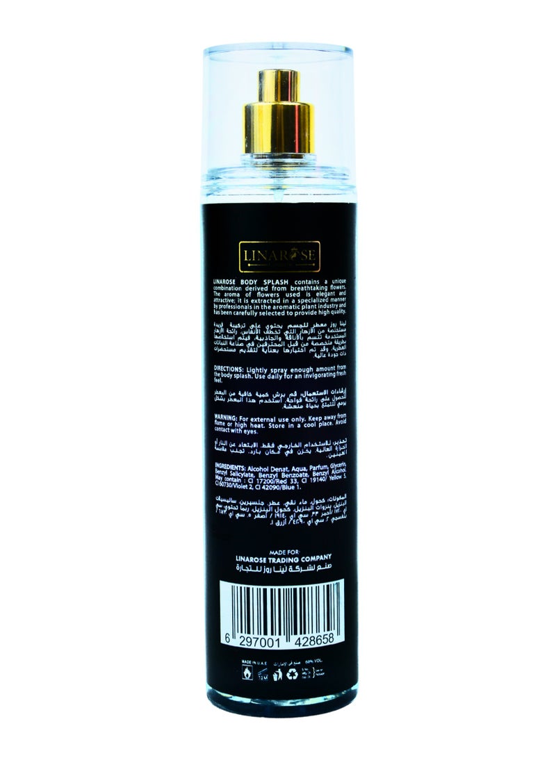 Lina Rose Body Splash 004 – Long-Lasting Refreshing Fragrance – 250ml - Image 2