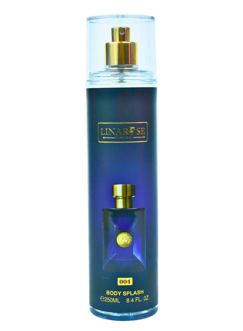 Lina Rose Body Splash 004 – Long-Lasting Refreshing Fragrance – 250ml - Image 1
