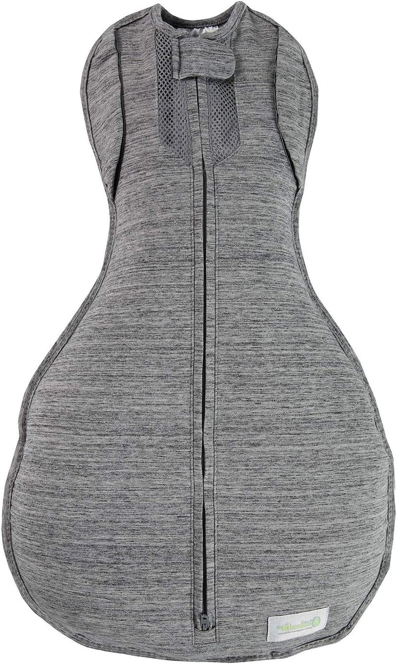 Woombie Convertible Swaddle Blanket with Vent TwilightHeathered Gray 513 Pound - Image 4