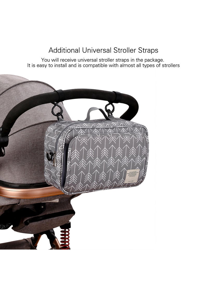 Gonice Diaper Caddy Tote Baby Stroller Bag Nursery Storage Bin for Diapers  - Image 2