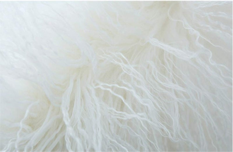 yingda1992 Mongolian Lamb Fur Throw Pillow Cover Soft Fluffy Square Cushion Car Accessories Decorated for Livingroom - Image 4