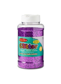 Charles Leonard Creative Arts by Charles Leonard Glitter, 16 Ounce Bottle, Purple (41160) 