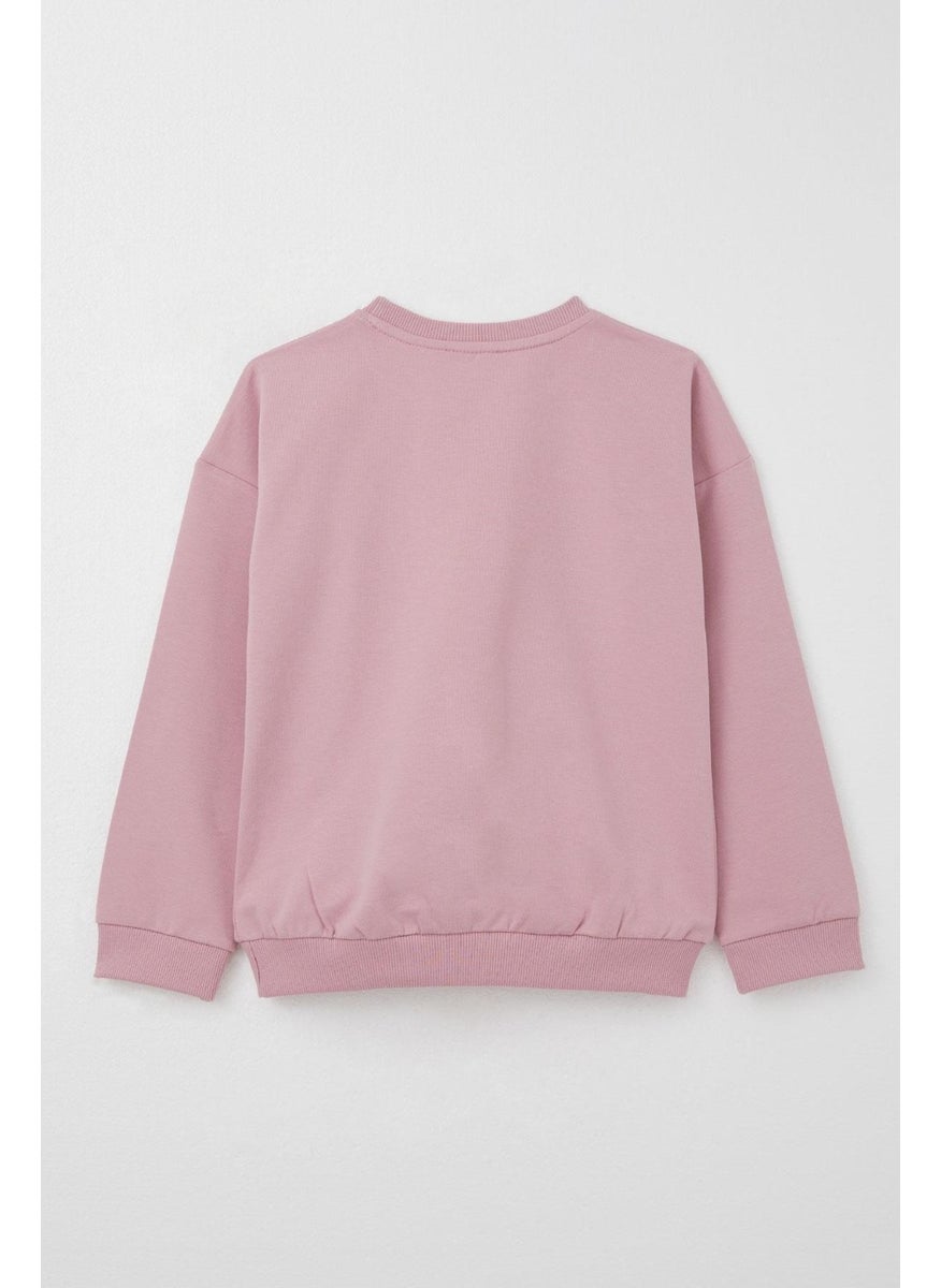 Breeze - Girls Tracksuit League Themed Front V Stitched 5-10 Years Old, Dusty Rose - Image 1