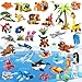 VEMBAP 34 Packs Party Favors for Kids Ocean Animal Building Blocks for Goodie Bags Stuffers Classroom Prizes Valentines Day Birthday Gifts for Boys Girls Ages 6 - Image 2
