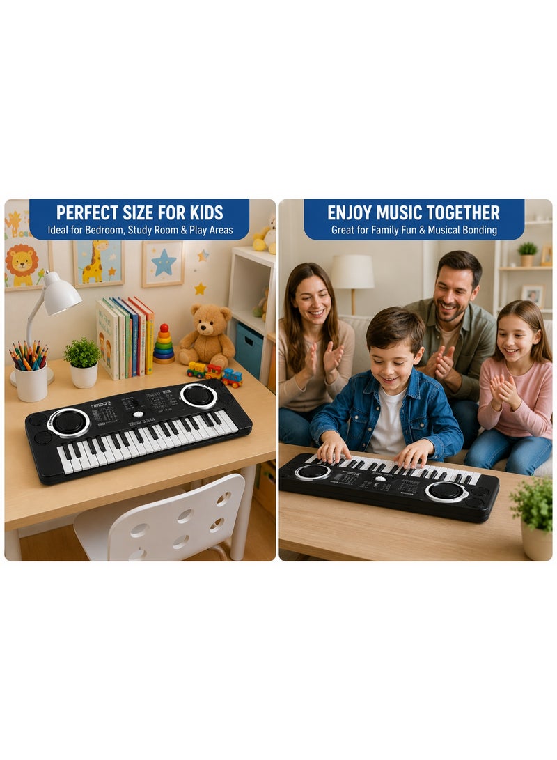 37-Key Electronic Piano Keyboard For Kids With Built-In Speakers, Multiple Music Modes, Portable Educational Musical Keyboard For Beginners Ages 3+ - Image 3