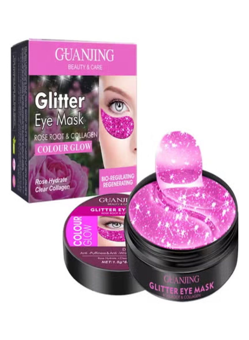 GUANJING Glitter Eye Mask Rose Root And Collagen - Image 1