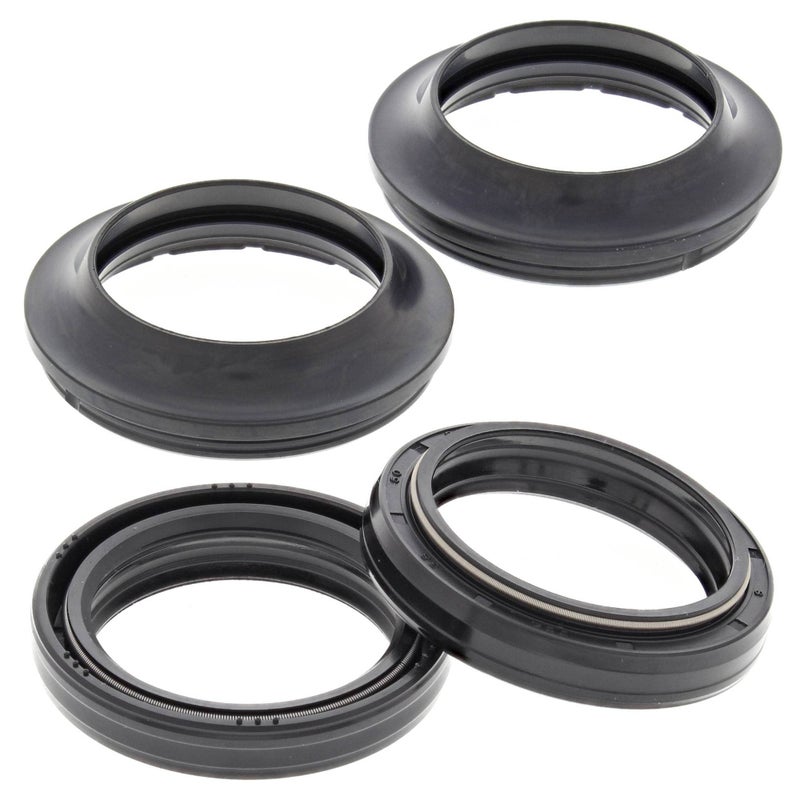 All Balls Racing Fork Seal & Dust Seal Kit compatible with/replacement for Beta Evo 2T 125, Evo 2T 200 09-16, 56-166
