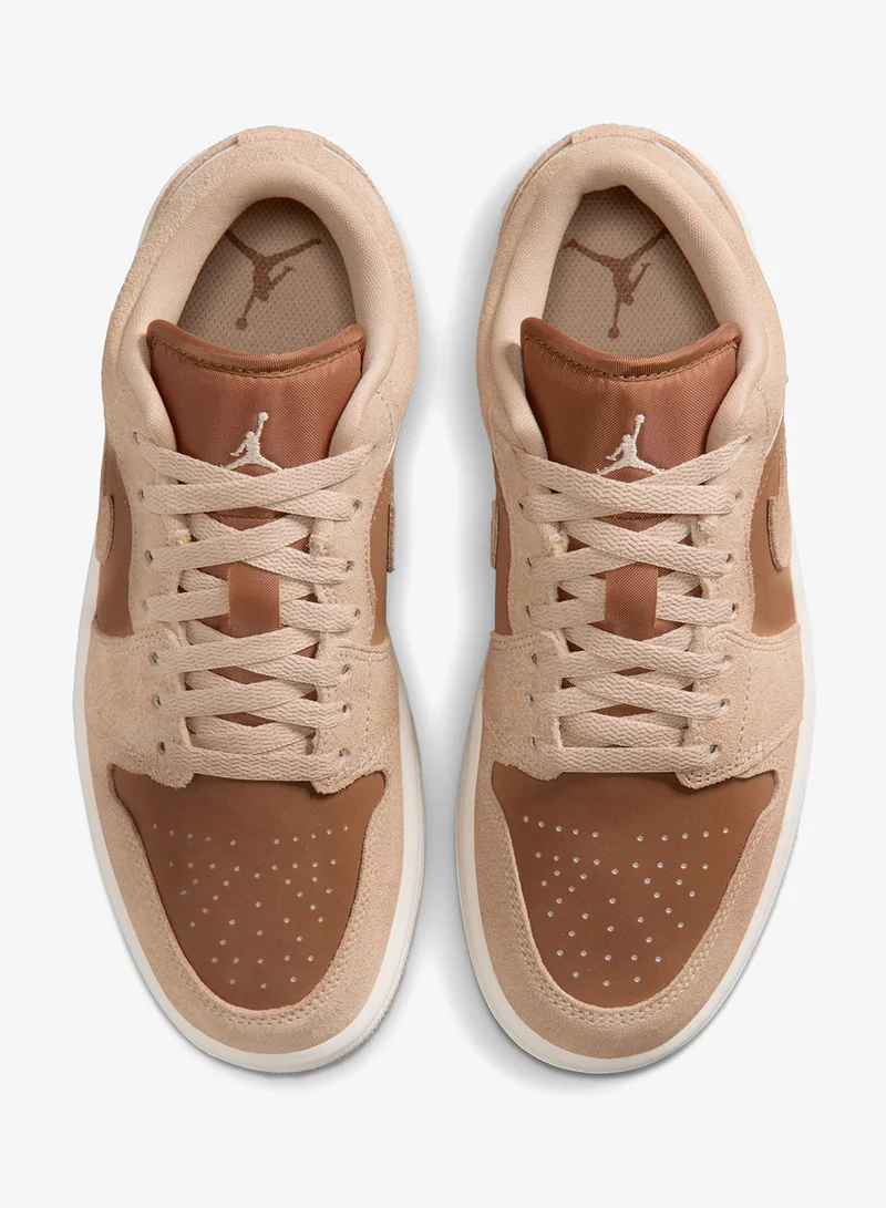 Jordan LEGEND MD BROWN/LT BRITISH TAN-CHALK Air Jordan 1 Low for Women | Best Price UAE