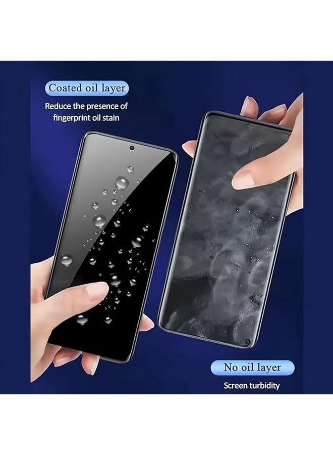 DUSALA 2 قطعة واقي شاشة خصوصية لهاتف Honor X9d 5G، مع 2 قطعة فيلم حماية للكاميرا، زجاج مقسى 9H واقي شاشة لهاتف Honor X9d 5G، تغطية كاملة فيلم مقسى خالي من الفقاعات، فيلم مضاد للخدش (زجاج مقسى مضاد للتجسس) - Image 4