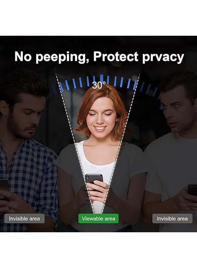 DUSALA 2 قطعة واقي شاشة خصوصية لهاتف Honor X9d 5G، مع 2 قطعة فيلم حماية للكاميرا، زجاج مقسى 9H واقي شاشة لهاتف Honor X9d 5G، تغطية كاملة فيلم مقسى خالي من الفقاعات، فيلم مضاد للخدش (زجاج مقسى مضاد للتجسس) - Image 3
