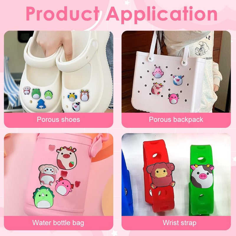 May Create ® Shoe Charms for Kids Adults, Cute Animal Cartoon Shoe Decoration Charms for Shoes Bracelet Wristband Clog Sandals Birthday Party Favors Gifts Boys Girls Teens - Image 5