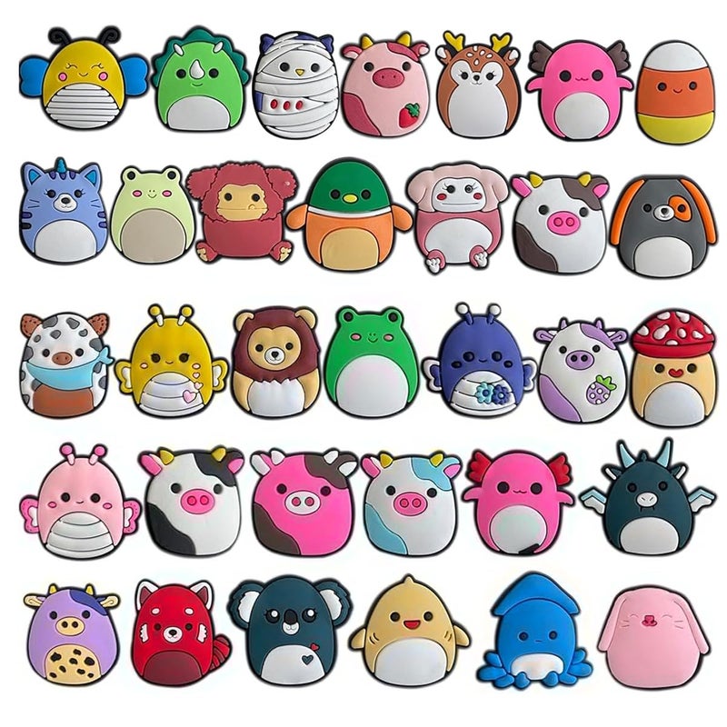 May Create ® Shoe Charms for Kids Adults, Cute Animal Cartoon Shoe Decoration Charms for Shoes Bracelet Wristband Clog Sandals Birthday Party Favors Gifts Boys Girls Teens - Image 1