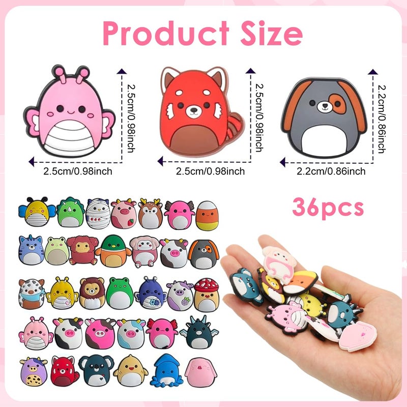 May Create ® Shoe Charms for Kids Adults, Cute Animal Cartoon Shoe Decoration Charms for Shoes Bracelet Wristband Clog Sandals Birthday Party Favors Gifts Boys Girls Teens - Image 2