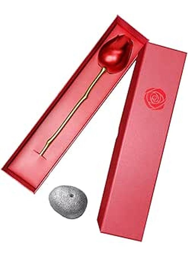 Elegant Rose Jewelry Box For Engagement Ring Proposal And Valentine Day Gift Holder - Image 1
