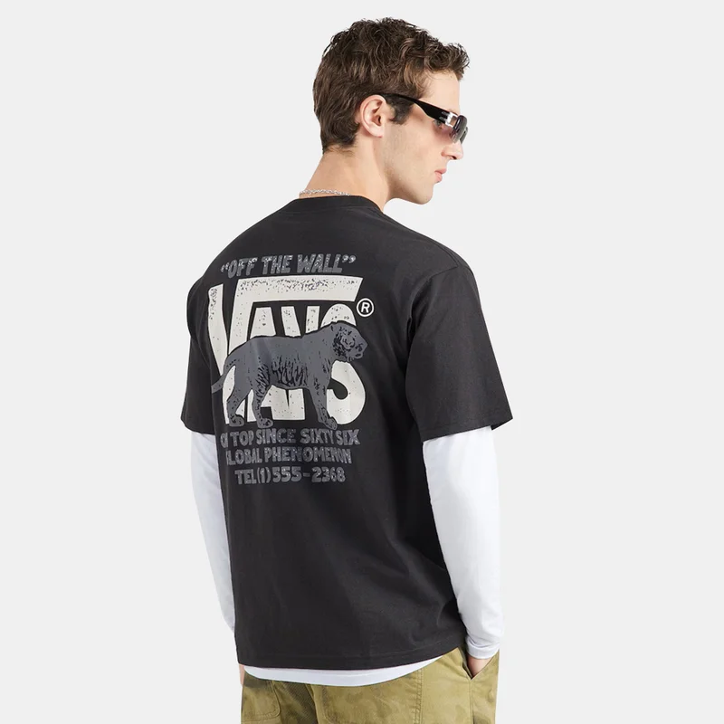 VANS Black Men's Awaken Tiger T-Shirt for Men | Best Price UAE