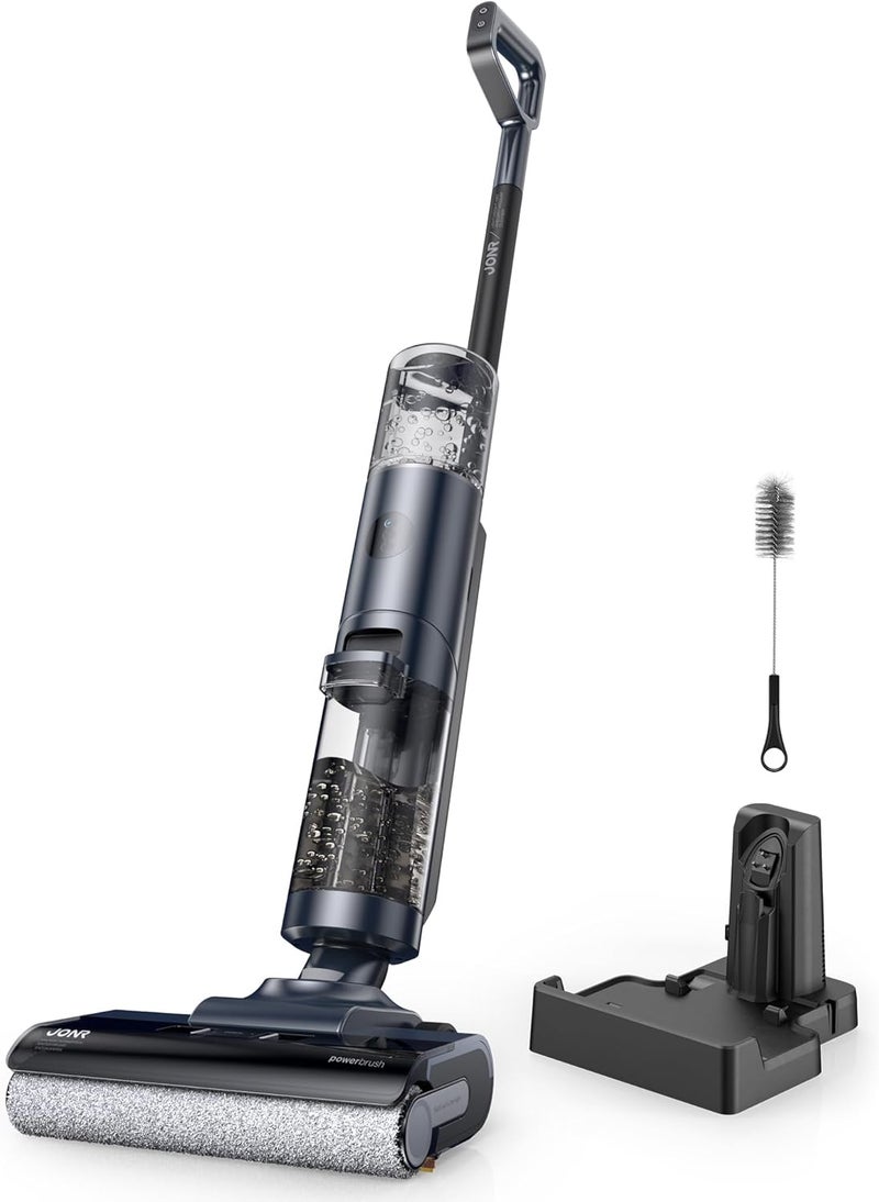 JONR ED12 PRO Wet and Dry Cordless Vacuum Cleaner and Mop, 80 ℃Hot Air Drying & 70 ℃ Brush Wash, Vacuum Mop All in One with 3-Sided Edge Cleaning, 15000Pa suction (L) - Image 1