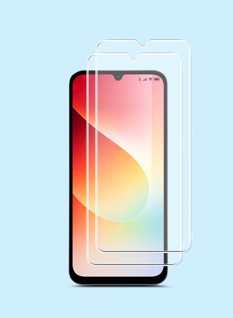 GMAX [2 PACK] Xiaomi Redmi 15A 5G 2026 GMAX Premium Series Curved Edges 9H 2.5D Tempered Glass Screen Protector - Clear - Image 1