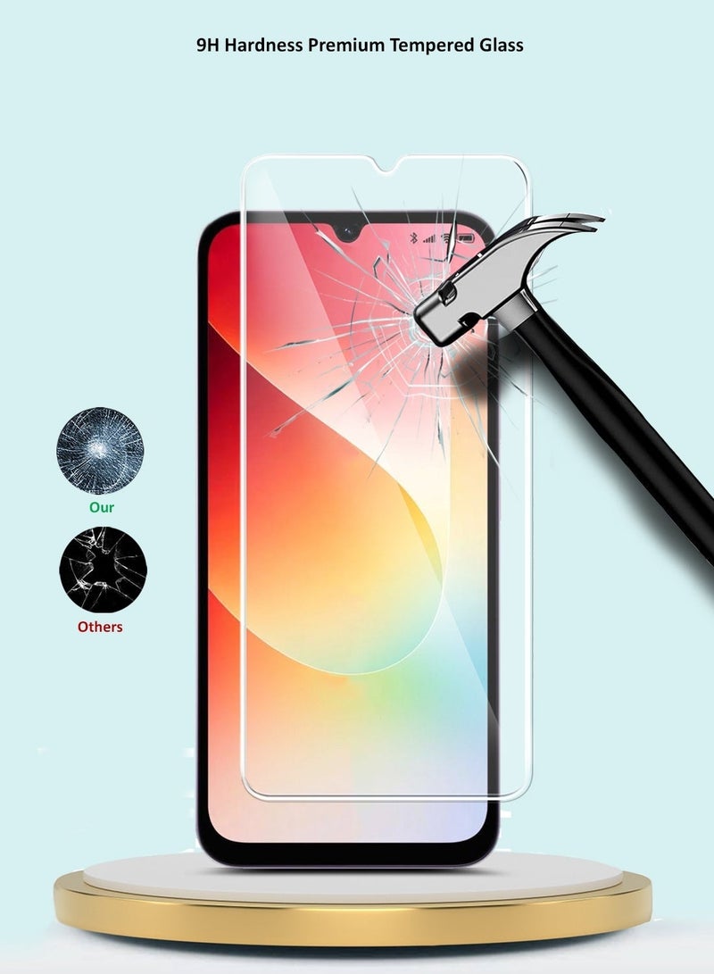 GMAX [2 PACK] Xiaomi Redmi 15A 5G 2026 GMAX Premium Series Curved Edges 9H 2.5D Tempered Glass Screen Protector - Clear - Image 3